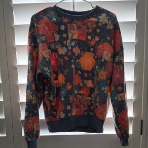 Beach Riot Multicolor Floral Women’s Crewneck Sweater